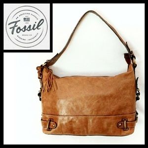Fossil Leather Shoulder Bag